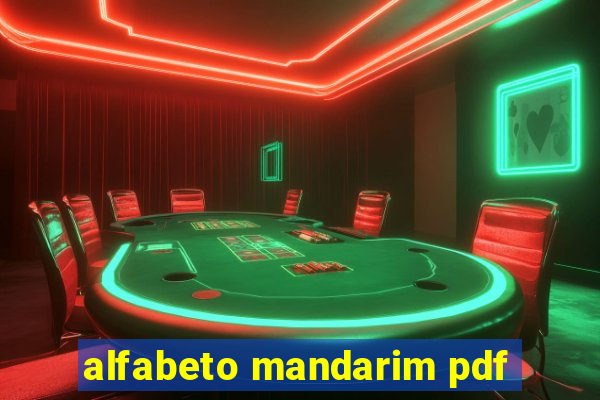 alfabeto mandarim pdf